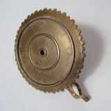 Brass cellar rat sunflower shape candlestick