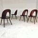 Lot de 4 chaises tout bois par Antonin Suman pour Tatra Nabytok