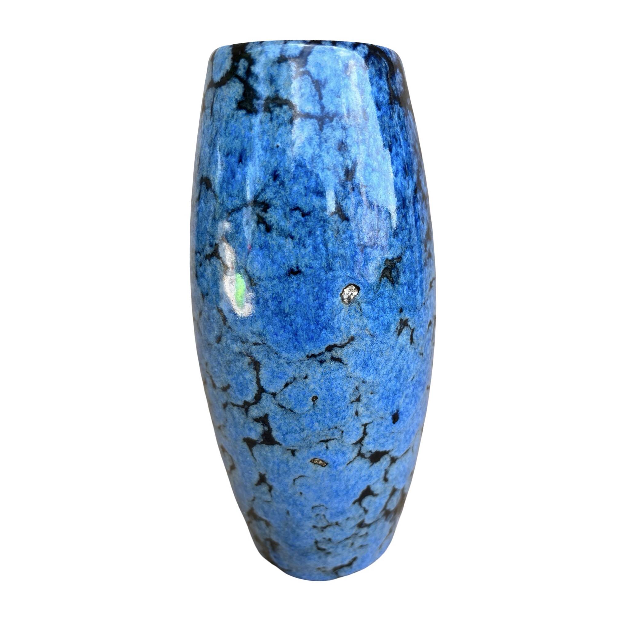 Scheurich 522-18 Fat Lava ceramic vase, Germany 1970s