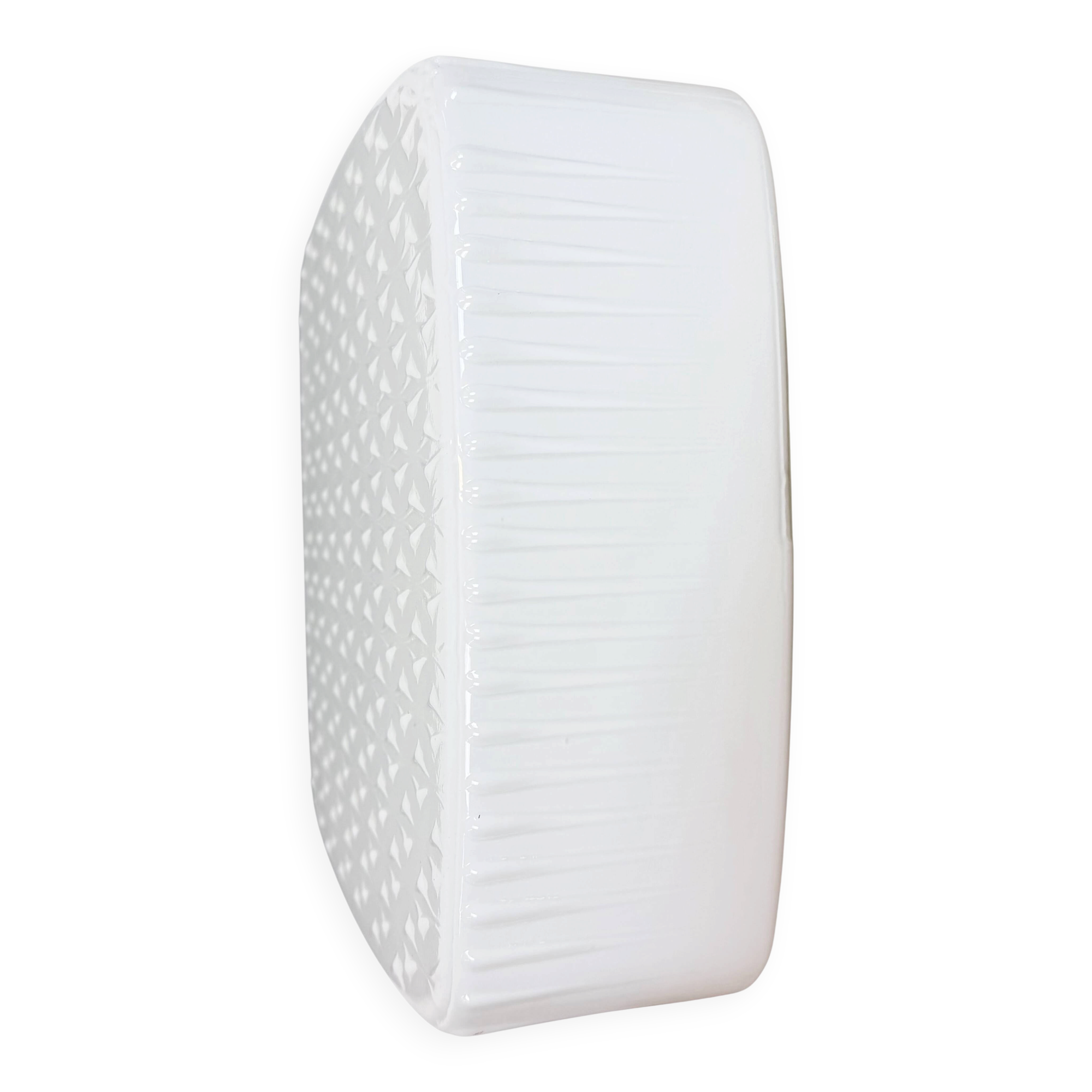 Vintage Wall Or Ceiling Light with Milk Glass, 1970s