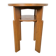 Art Deco Round Oak Side Table, 1930s