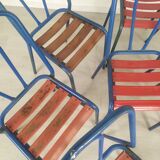Bistro metal chairs Tolix