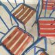 Bistro metal chairs Tolix