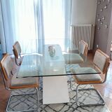 4 Cesca B32 Breuer chairs renovated beige