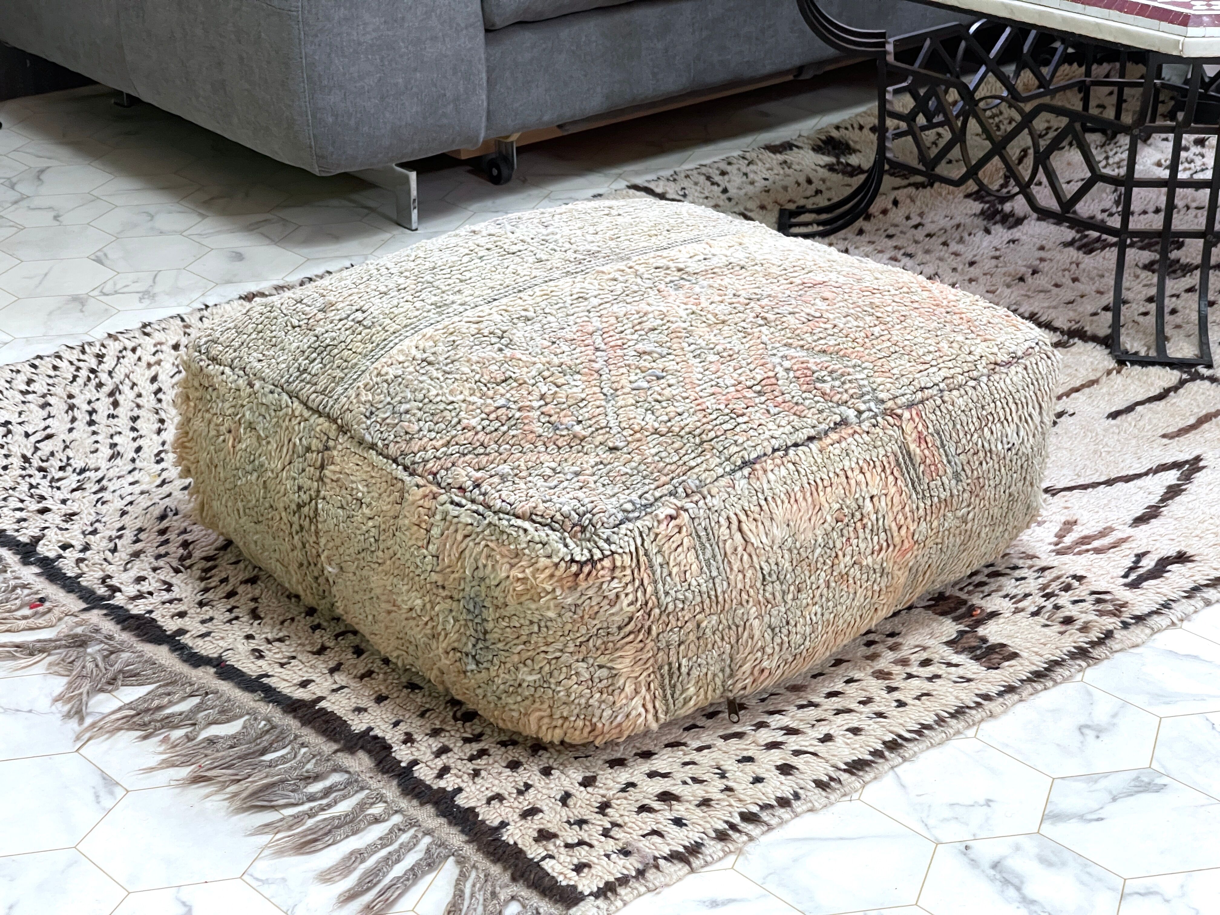 Moroccan Kilim Pouf