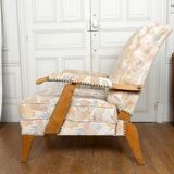 Pair of Important Adjustable Armchairs, French Design, Circa 1950