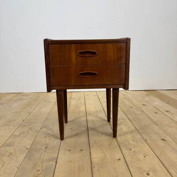 Danish teak bedside table, 1960s