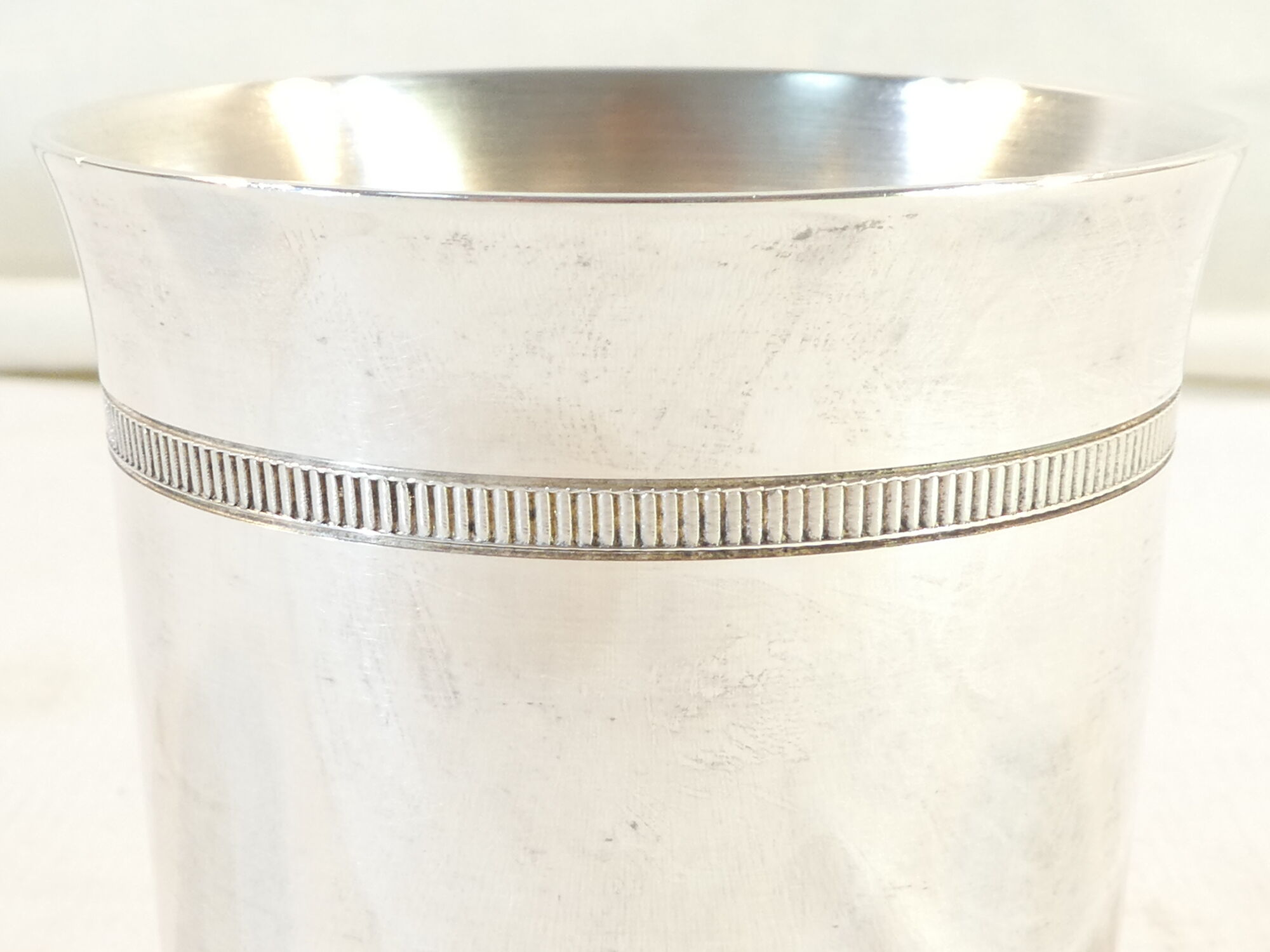 Timpani and towel ring in silver metal bapteme adornment