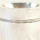 Timpani and towel ring in silver metal bapteme adornment