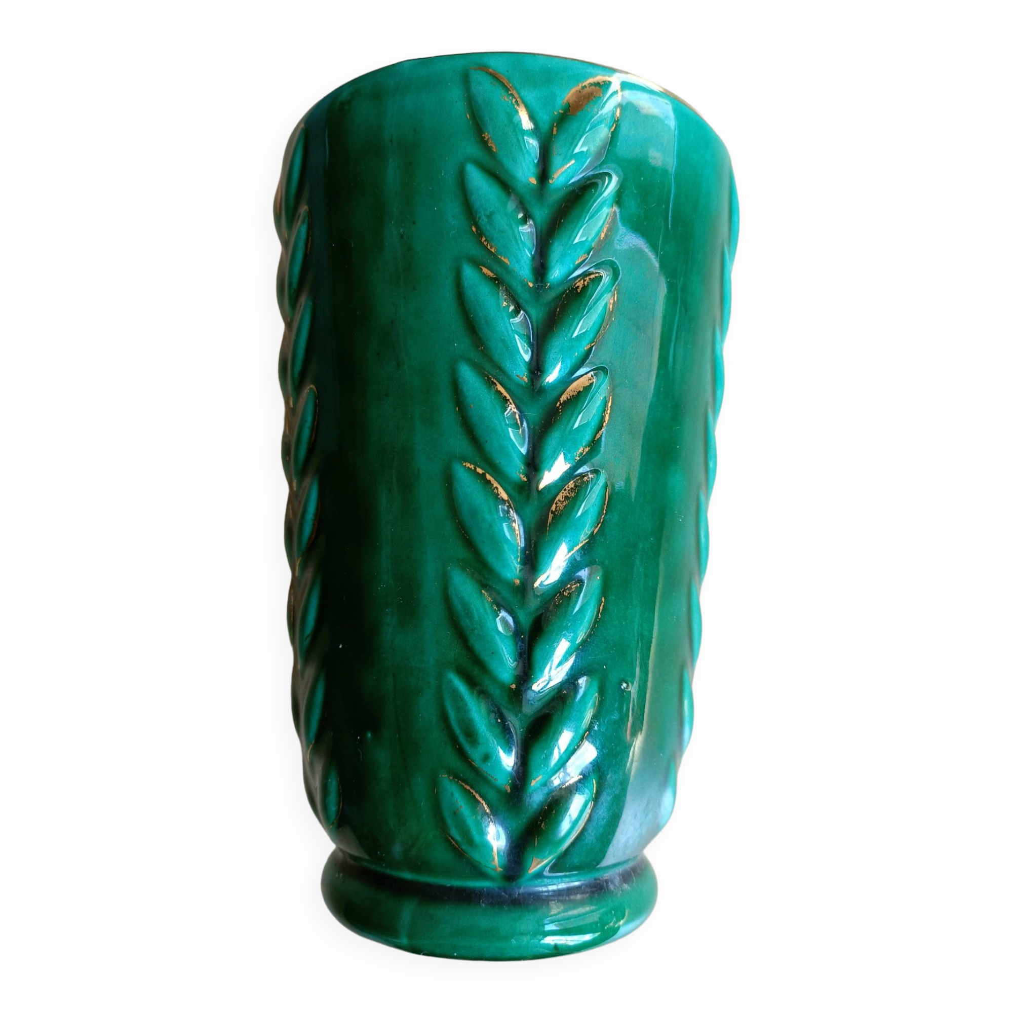 Vintage vase St Clément signed B. Letalle