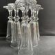 6 Baccarat/Saint Louis champagne flutes - 19th century