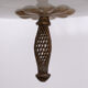 Lustre en verre forgé france années 1950