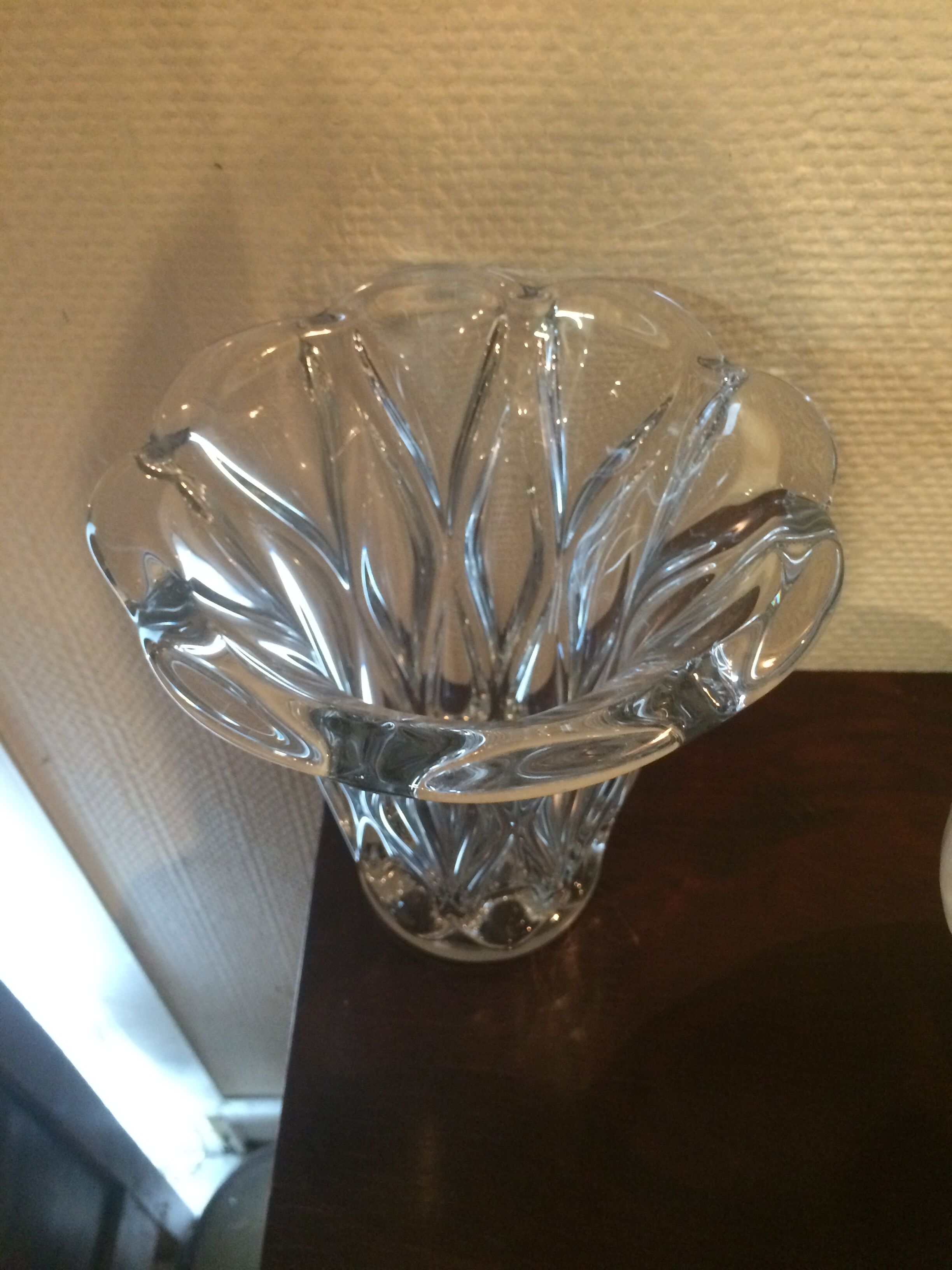 Crystal vase
