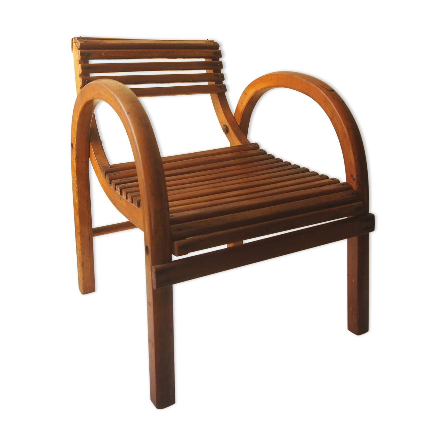 Modernist wooden chair