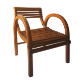 Modernist wooden chair