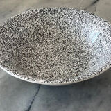 Italian speckled stoneware salad bowl
