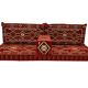 Anatolian Floor Couch, Red Floor Sofa, Arabic Majlis Seating,Oriental Sofa