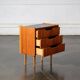 Bedside table with 3 drawers