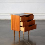 Bedside table with 3 drawers