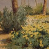 Paysage signé Armando Bezzi années 1920