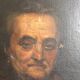 Portrait d’homme huile su toile XIXe