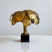 Lampe Palmier Maison Jansen, Christian Techoueyres, 65cm,  Circa 1970