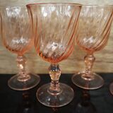 6 Rosaline Luminarc Arcoroc red wine glasses