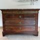 Parisian chest of drawers in mahogany, Charles X style, nineteenth.