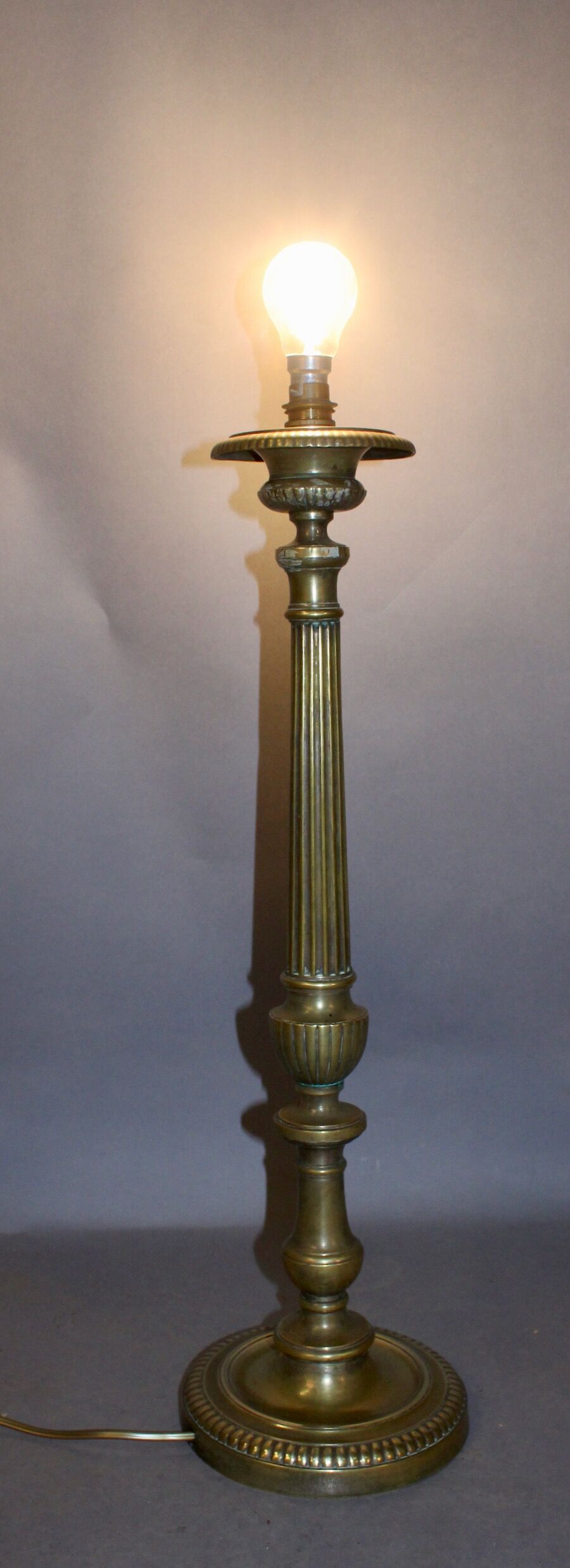 Bronze lamp XIXth