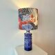 Lampe vase en céramique veb haldensleben – rda | pièce unique recyclée