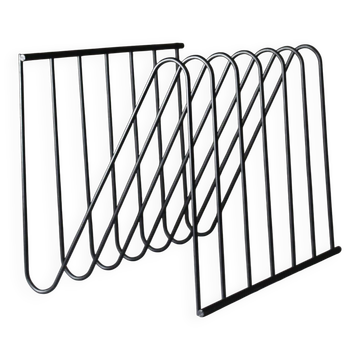 Vintage magazine rack "Z" design François Arnal 1970s