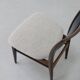 Vintage teak dining chairs by Louis van Teeffelen, 1960s NEW upholstery