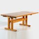 Extendable Danish vintage design dining table in solid pine by Thorsø Møbelfabrik, 1960s