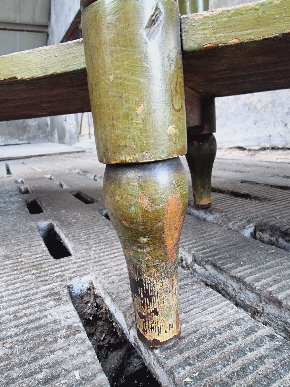 Antique counter side table wall table shop counter