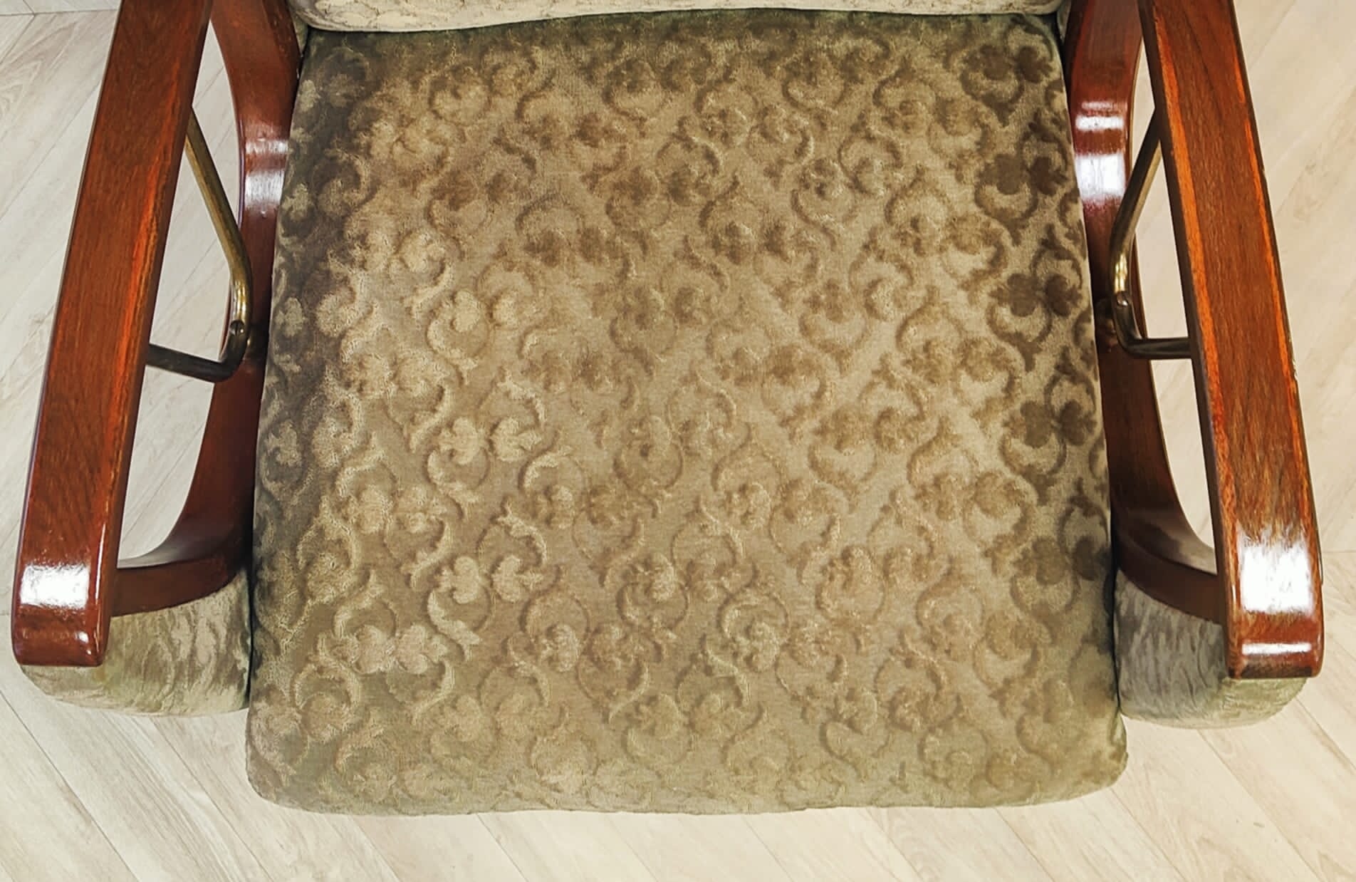 Two mid century armchairs