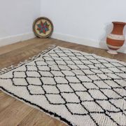 Handmade wool Berber rug 220 X 130 CM