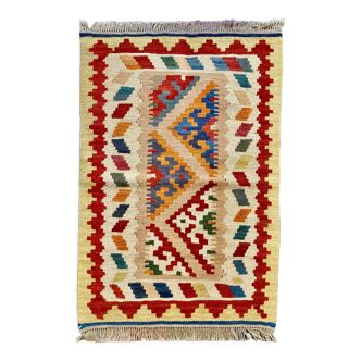 Shiraz, handcrafted persian kilim rugs warm colors