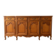 Large buffet in solid cherry wood, authentic style.