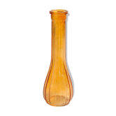 Praticality orange glass vase / made in France / 60s