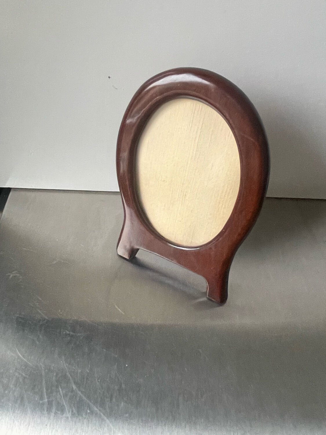 Vintage art deco style mahogany wooden frame measurements 17 cm x 12 cm