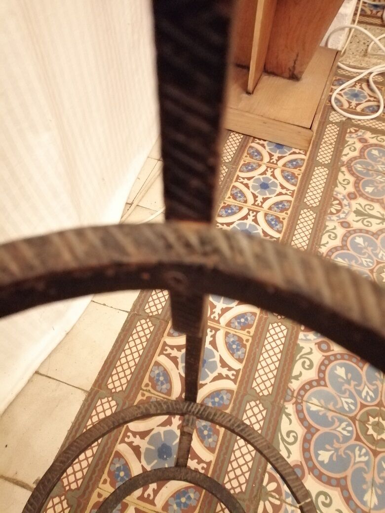 mantle door forged iron Courtrai art deco 1925 1930