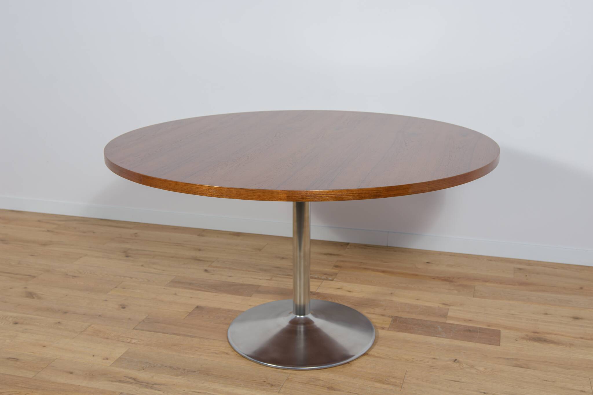 Mid-Century Teak Round Dining Table, 1970s