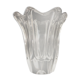 Vase vintage en cristal daum France, année 60