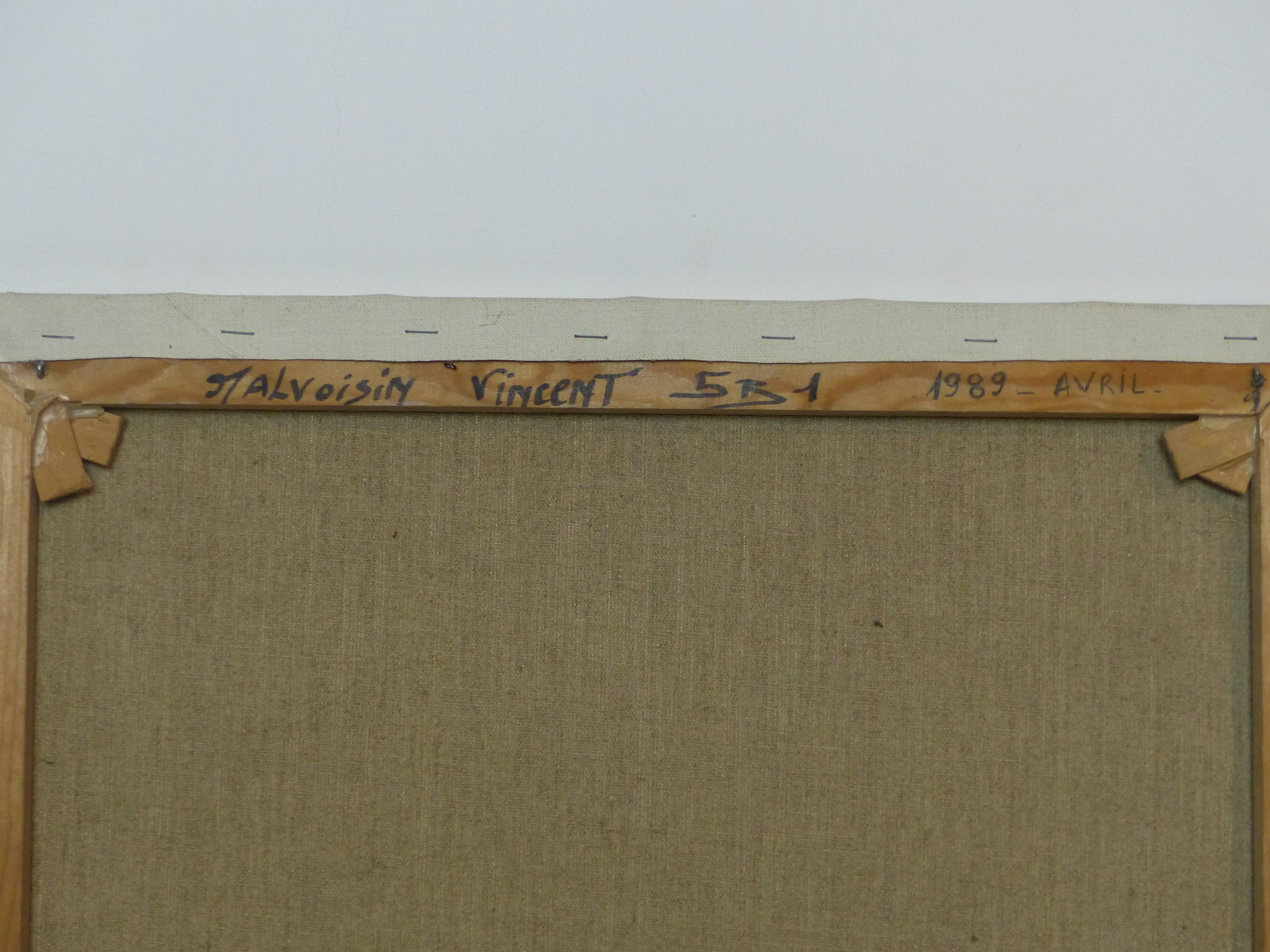 Painting by Vincent Malvoisin