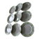 9 Ceranord St Amand checkered flat plates