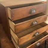 Wooden haberdashery furniture with 4 drawers
