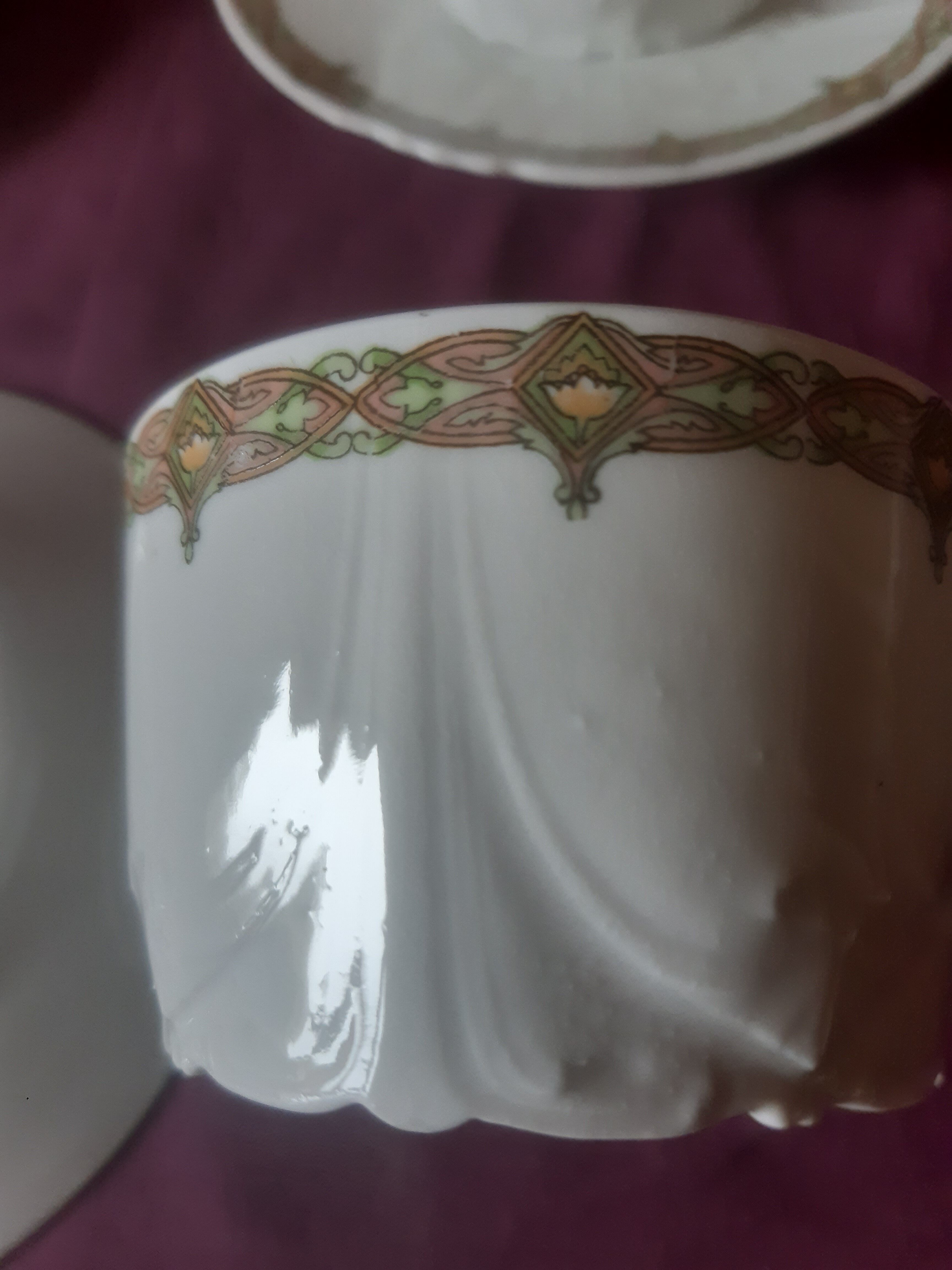 3 Limoges porcelain cups