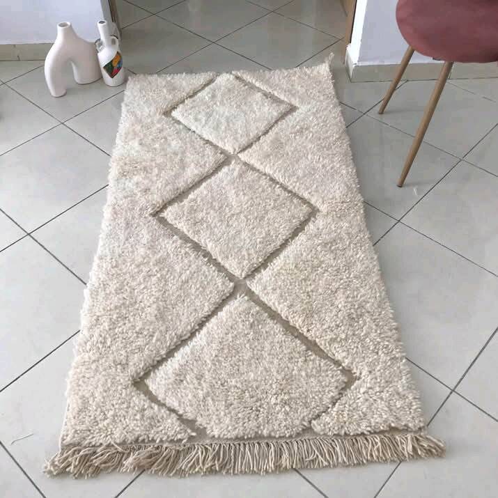 Handmade runner rug 250cmx90cm