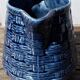 Pichet Digoin Sarreguemines bleu