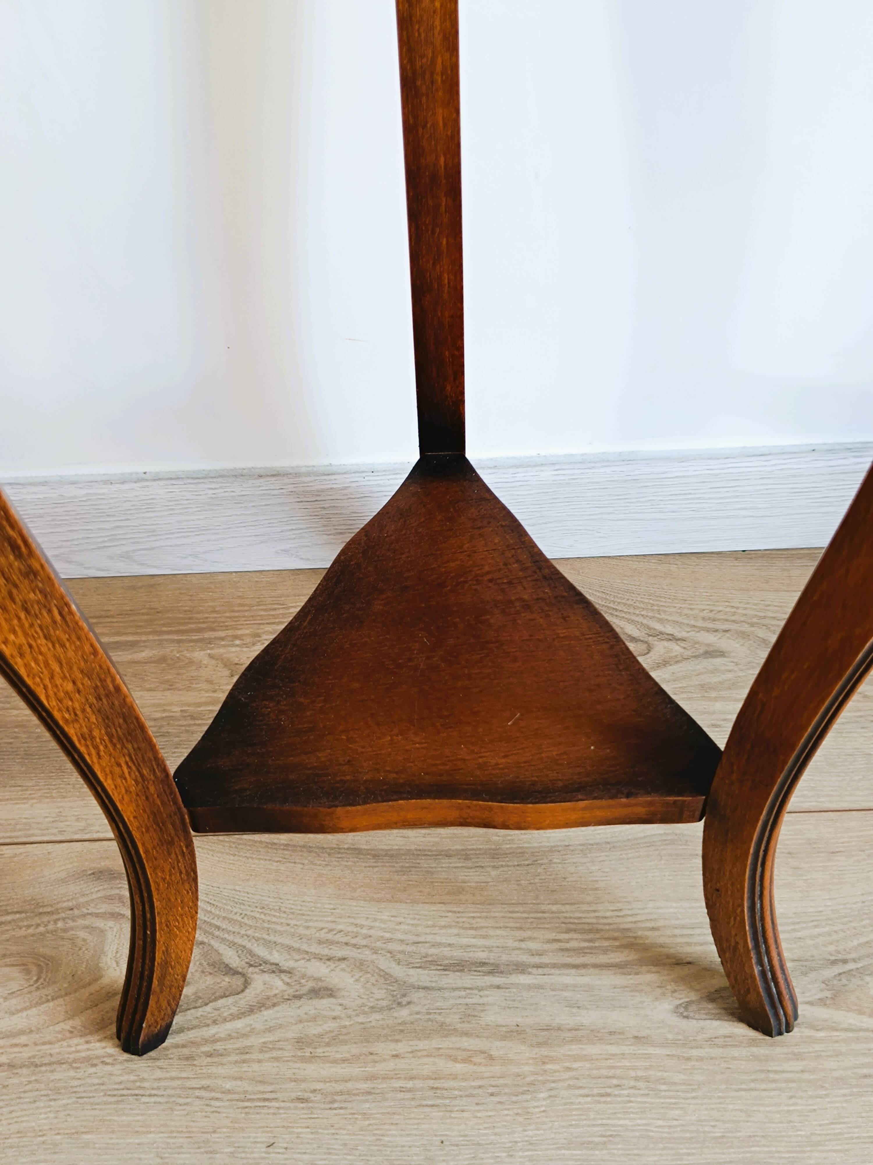 Small solid wood stool